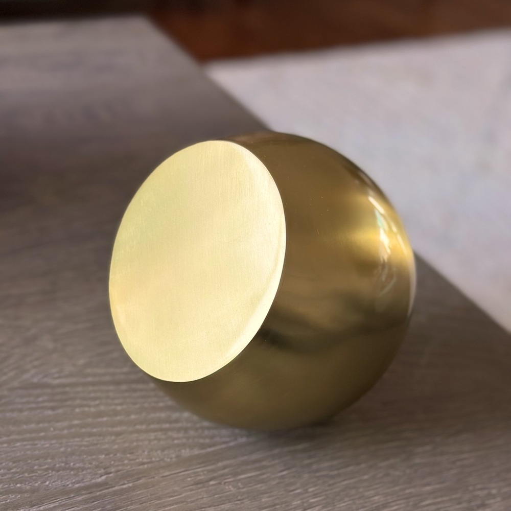 Crate&Barrel Brass Tabletop Sculpture